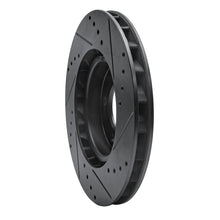 Load image into Gallery viewer, R1 95-99 BMW M3 E36 Right Front Drilled &amp; Slotted Black Brake Rotor