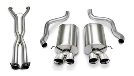 Corsa 07-08 Corvette 2.5in. Sport Series Cat-Back Dual Rear Exit with Twin 3.5in. Polished Tips