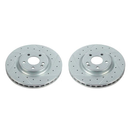 Power Stop 17-19 Infiniti QX30 Front Evolution Drilled & Slotted Rotors - Pair