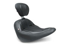Load image into Gallery viewer, Mustang 18-21 Harley Low Rider, Sport Glide Standard Touring Solo Seat w/Driver Backrest - Black