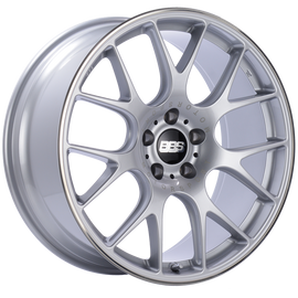 BBS CH-R 20x9 5x115 ET24 Diamond Silver Polished Rim Protector Wheel -82mm PFS/Clip Required