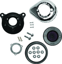 Load image into Gallery viewer, S&amp;S Cycle 08-16 Touring/16-17 Softail Models Stealth Air Stinger Kit w/ Chrome Teardrop