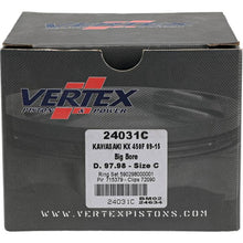 Load image into Gallery viewer, Vertex Pistons 09-15 KX 450 F Forged Big Bore Piston Kit