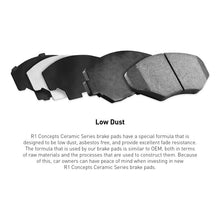 Load image into Gallery viewer, R1 84-87 Chevrolet Corvette Rear R1 Ceramic Brake Pads