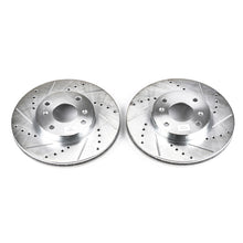 Load image into Gallery viewer, Power Stop 98-99 Acura CL Front Evolution Drilled &amp; Slotted Rotors - Pair