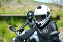 Load image into Gallery viewer, Sena Technologies Outforce Full Face Bluetooth Helmet Glossy White - Small