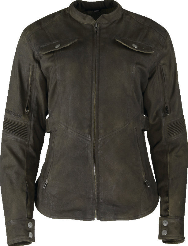 Speed and Strength Fast Times Jacket Womens Olive - Large