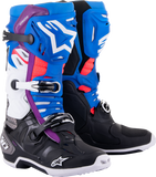 Tech 10 Supervented Boots Blk/Enamel Blu/Pur/Wht Sz 13