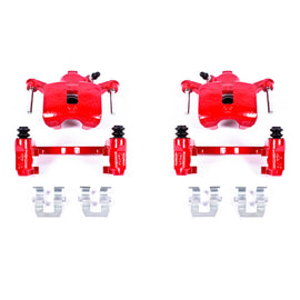 Power Stop 08-09 Buick Allure Rear Red Calipers w/Brackets - Pair