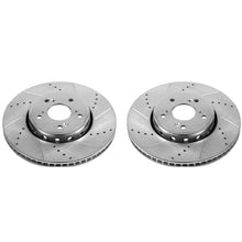 Load image into Gallery viewer, Power Stop 2016 Acura ILX Front Evolution Drilled &amp; Slotted Rotors - Pair