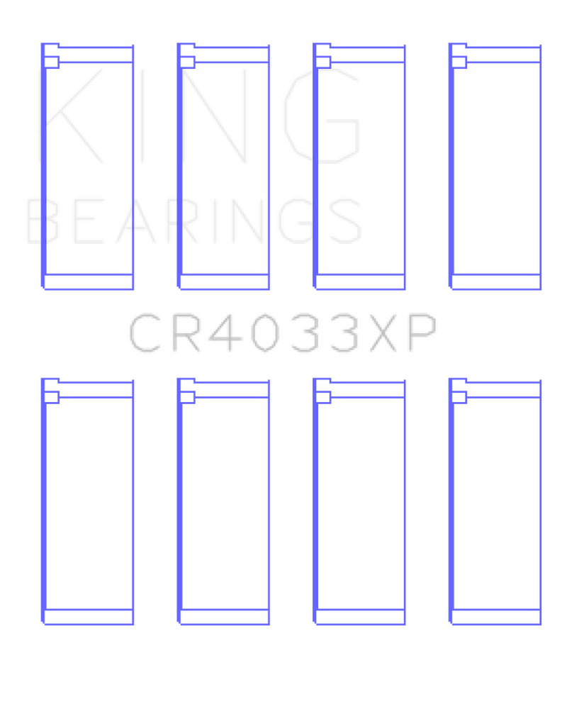 King Honda F20C/F22C/B20/H22 16V Performance Rod Bearing Set - Size STD