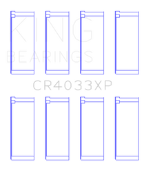 King Honda F20C/F22C/97-01 H22A4 Rod Bearing Set - Size STDX