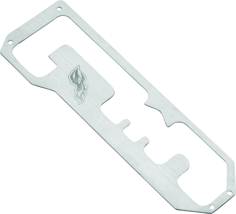 DragonFire Racing 19-22 Honda Talon Shifter Plate  - Stainless Steel