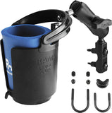 Brake/Clutch Reservoir Mount W/Self-Leveling Cup Holder