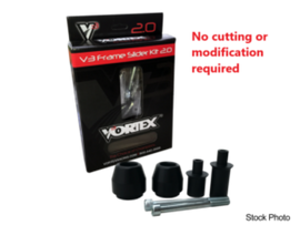 Vortex Racing 13-17 Kawasaki Ninja 300 V3 2.0 Frame Slider Kit- No Cut