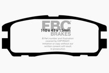 Load image into Gallery viewer, EBC 96-98 Acura SLX 3.2 Yellowstuff Rear Brake Pads