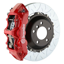 Load image into Gallery viewer, Brembo 06-09 Honda  S2000 Front GT BBK 6 Piston Cast 355x32 2pc Rotor Slotted Type-3-Red