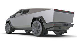 Rally Armor 24-25 Tesla Cybertruck Black UR Mud Flap Metallic Black Logo