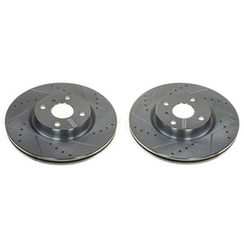Power Stop 16-21 Mazda MX-5 Miata Front Evolution Drilled & Slotted Rotor - Pair