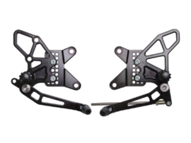 Vortex Racing 13-18 Kawasaki ZX636 Ninja ZX-6R Rear Set- Black
