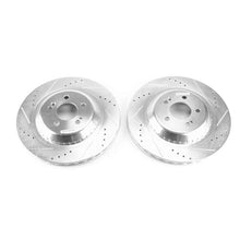 Load image into Gallery viewer, Power Stop 15-18 Mercedes-Benz C300 Rear Evolution Drilled &amp; Slotted Rotors - Pair