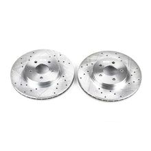 Load image into Gallery viewer, Power Stop 02-08 Jaguar X-Type Front Evolution Drilled &amp; Slotted Rotors - Pair