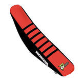 Seat Cover Geico Replica Black/Red W/Ribs