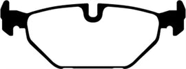 EBC 99-01 Saab 9-5 2.3 Turbo (Aero) Redstuff Rear Brake Pads