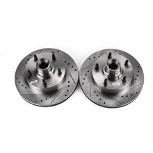 Load image into Gallery viewer, Power Stop 2003 Ford E-150 Front Evolution Drilled &amp; Slotted Rotors - Pair