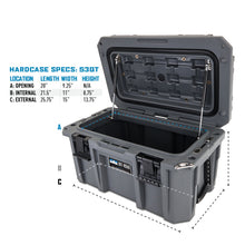 Load image into Gallery viewer, Borne Off-Road Hard Case 53QT Black