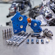 Load image into Gallery viewer, S&amp;S Cycle 2017+ WC M8 Models Chain Drive 465C Cam Chest Kit w/ Chrm Pushrod Tubes - Incl. VVT