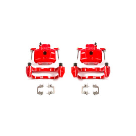 Power Stop 01-05 Chrysler Sebring Front Red Calipers w/Brackets - Pair