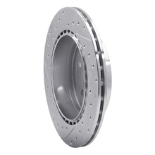 Load image into Gallery viewer, R1 08-20 Subaru WRX STI Rear Right Drilled &amp; Slotted Silver Brake Rotor