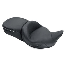 Load image into Gallery viewer, Mustang 08-21 Harley Electra Glide,Rd Glide,Rd King,Str Glide Super Touring 1PC Seat w/Studs - Black