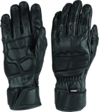 FIRSTGEAR Athena Short Gloves Black Womens - Large