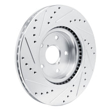 Load image into Gallery viewer, R1 2020-2025 Subaru Impreza Front Right Drilled &amp; Slotted Silver Brake Rotor