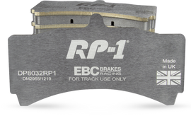 EBC Racing 97-09 Porsche Boxster (986/987 w/Cast Iron Discs) RP-1 Race Front Brake Pads