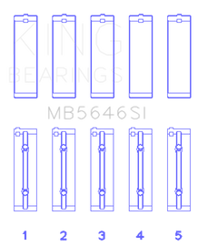 King Toyota 1AZFE/2AZFE Main Bearing Set