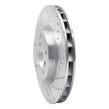 Load image into Gallery viewer, R1 95-99 BMW M3 E36 Left Front Drilled &amp; Slotted Silver Brake Rotor
