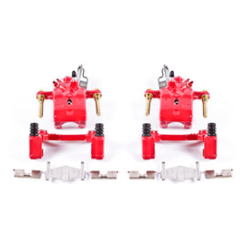 Power Stop 96-01 Infiniti I30 Rear Red Calipers w/Brackets - Pair