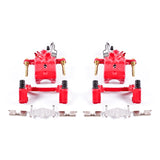 Power Stop 96-01 Infiniti I30 Rear Red Calipers w/Brackets - Pair