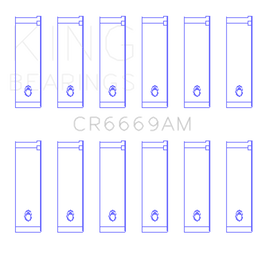 King Engine Bearings Toyota 3Vze 2958Cc (Size +0.25mm) Connecting Rod Bearing Set
