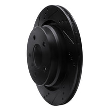 Load image into Gallery viewer, R1 95-99 BMW M3 E36 Right Rear Drilled &amp; Slotted Black Brake Rotor