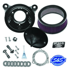 Load image into Gallery viewer, S&amp;S Cycle 08-17 Touring/16-17 Softail Models Stealth Air Cleaner Kit w/o Cover
