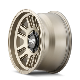 Dirty Life 9310 Canyon 17x9 / 6x139.7 BP / -12mm Offset / 106mm Hub Satin Gold Wheel