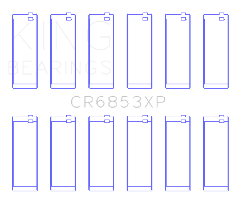 King BMW Performance Rod Bearing Set - Size STD