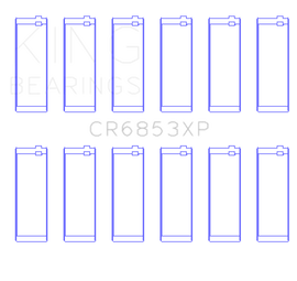 King BMW Performance Rod Bearing Set - Size STD