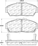 StopTech Street Touring 93-95 Honda Civic Coupe Front Brake Pads