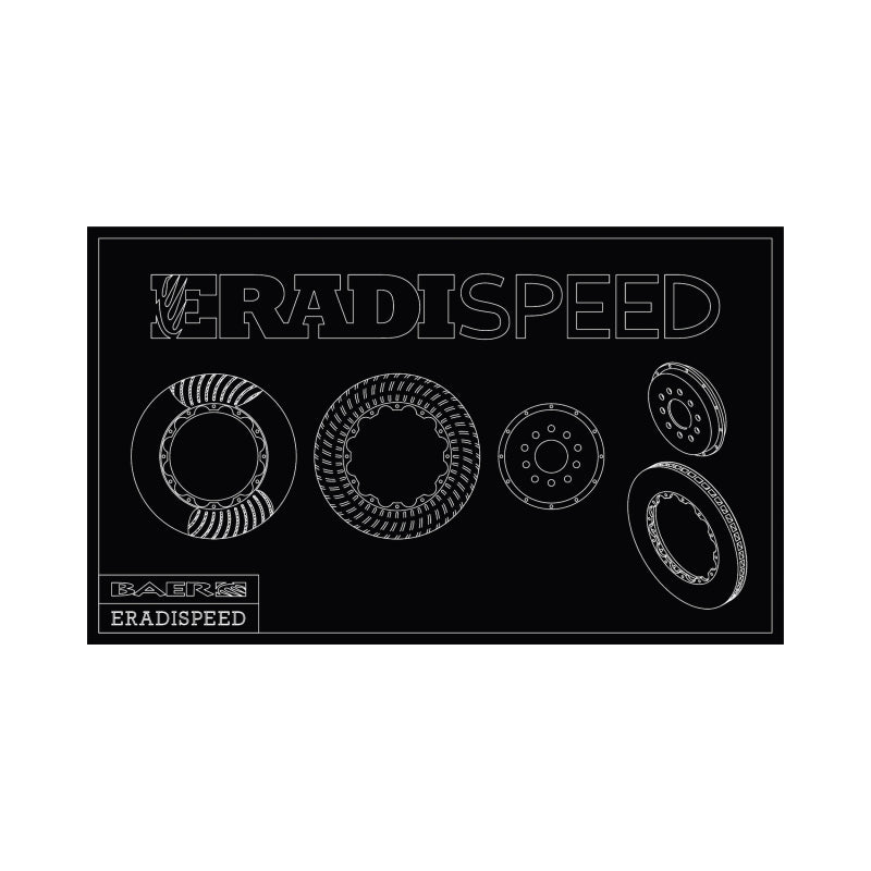 Baer Brakes 15-23 Ford Mustang GT/EcoBoost w/ Perf. Pac. Eradispeed+ Rear 2pc SDZ Perf. Brake Rotors
