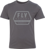 Youth Fly Track Tee Grey Yl